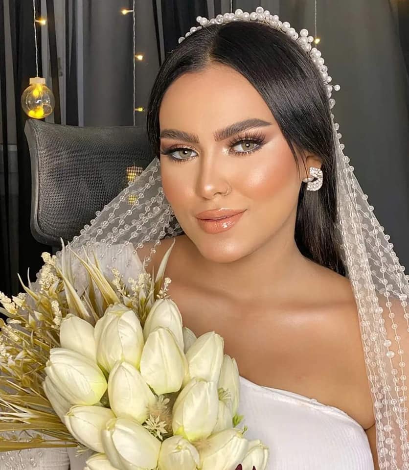ميرنا عاطف عروس في احدث اطلالة بلمسة شروق كامل