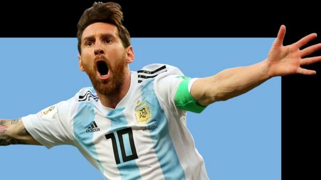 ميسي يروج لقميص الارجنتين في مونديال السيدات