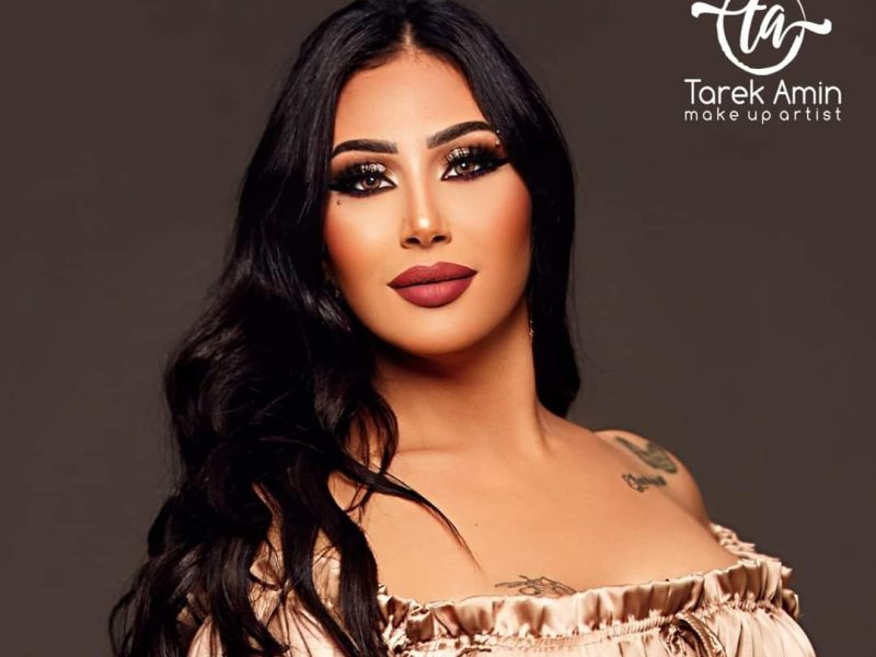 هدى سعيد تتألق بإطلالة رقيقة من لمسة طارق امين