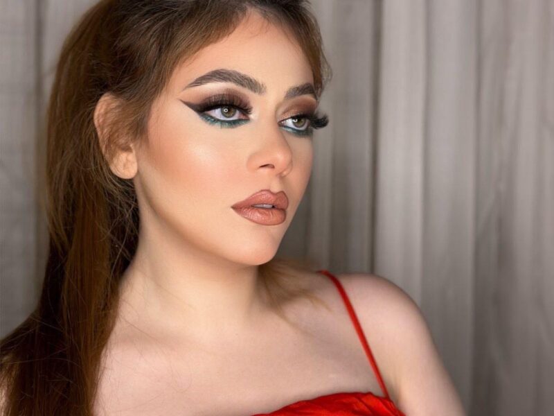 سها غنيم تخطف الاضواء بالاحمر بعدسة خالد بيبو