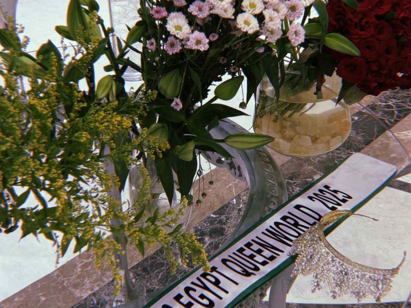 تتويج همت همام بلقب ملكة جمال مصر عالميًا 2025 – Miss Egypt Queen World 2025 في حفل ضخم بالقاهرة