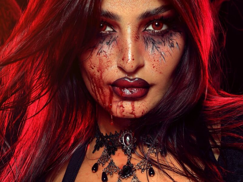 سلمى متولي تخطف الانظار في عيد الهالوين بعدسة خالد صالح