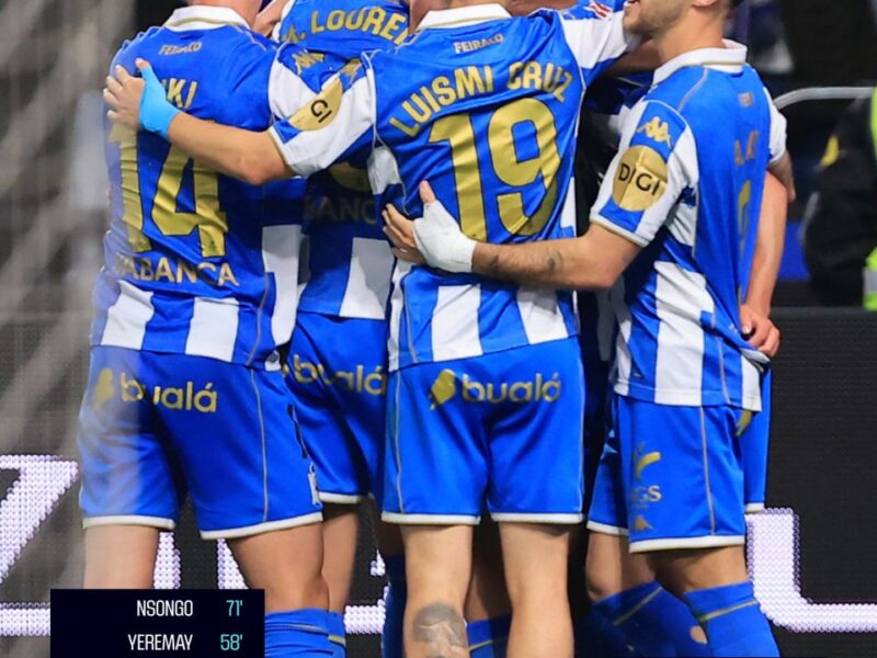 ديبورتيفو لاكورونيا يهزم ميرانديس بالدوري الاسباني للدرجة الثانية